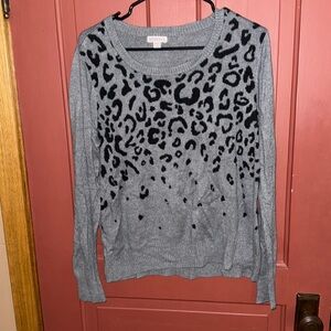 NWOT leopard print sweater